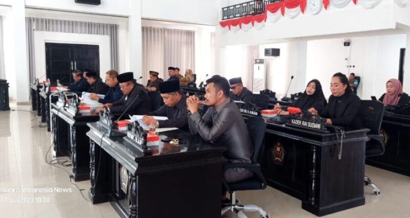 DPRD Konawe Gelar Rapat Paripurna Penyerahan Dokumen KUA Dan PPAS