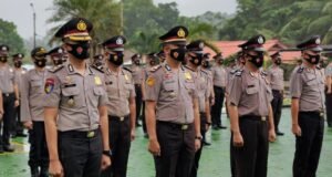 60 Personil Polres Bangka Naik Pangkat, Ini Harapan Kapolres
