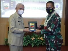 Kunker Pangdam I BB di Makodim 0208/Asahan