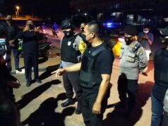 CIPTAKAN SITUASI KAMTIBMAS YANG KONDUSIF, KAPOLSEK TANJUNGPINANG TIMUR PIMPIN LANGSUNG PATROLI MALAM MINGGU