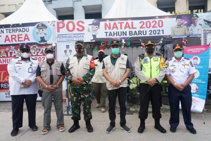Satgas Covid 19 Tebing Tinggi, Lakukan Pengawasan Ketat Malam Pergantian Tahun Tebing Tinggi Disiplin Prokes Covid 19