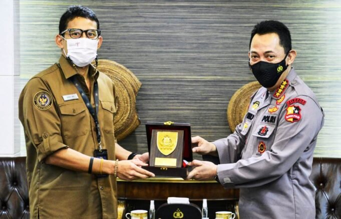 Dikunjungi Sandiaga Uno, Kapolri Bahas Penguatan Lima Destinasi Super Prioritas