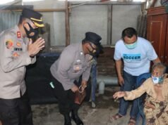 Kapolres Cirebon Kota, Renovasi Rumah Warga Tidak Mampu di Kampung Çangkol Utara menjadi Rumah Layak Huni