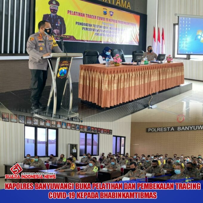Maksimalkan PPKM Skala Mikro, Bhabinkantibmas Dibekali Tracing Covid-19
