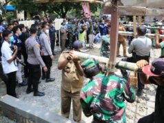 Forkopimda Jatim, Tinjau Pelaksanaan TMMD Sekaligus cek PPKM Mikro Sebagai Bentuk Sinergitas TNI/POLRI dan Pemerintah