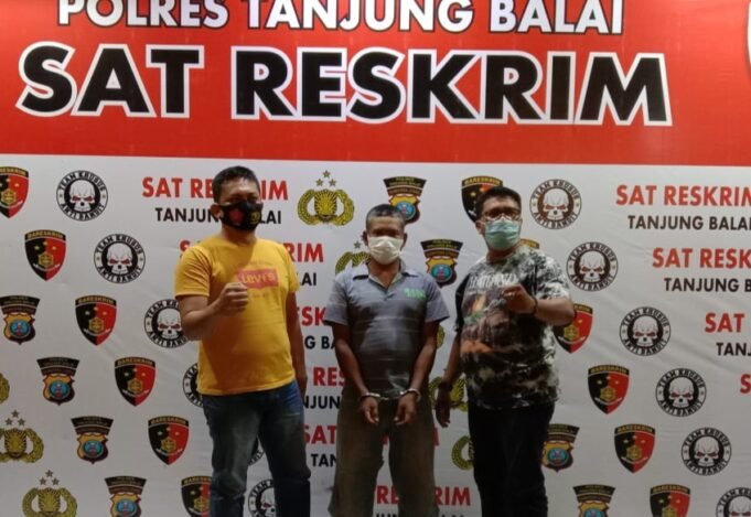 Predator Anak Kandung, di Ciduk Satuan Reskrim Polres Tanjungbalai Kurang dari 1 X 24 Jam