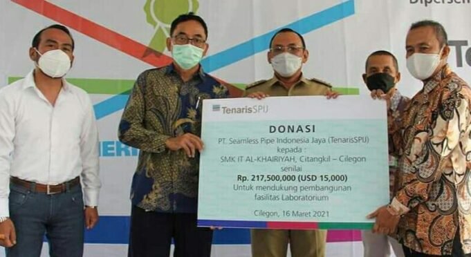 PT. Tenaris Salurkan Bantuan Lebih dari Rp 815 Juta untuk Pendidikan di Kota Cilegon