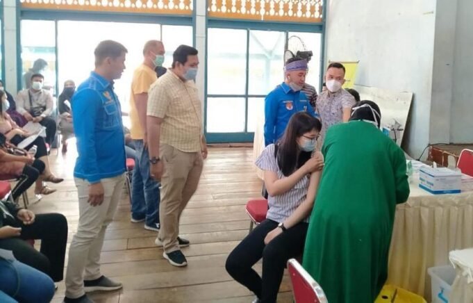 DPD KNPI Riau Komitmen Bantu Presiden Jokowi Sukseskan Vaksinasi Covid 19 di Riau