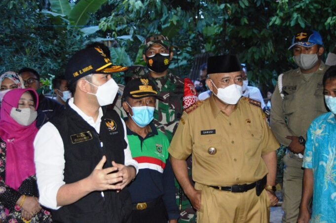 Forkopimda Malang Dampinggi Wakil Gubernur Jatim Tinjau Langsung Lokasi Terdampak Gempa