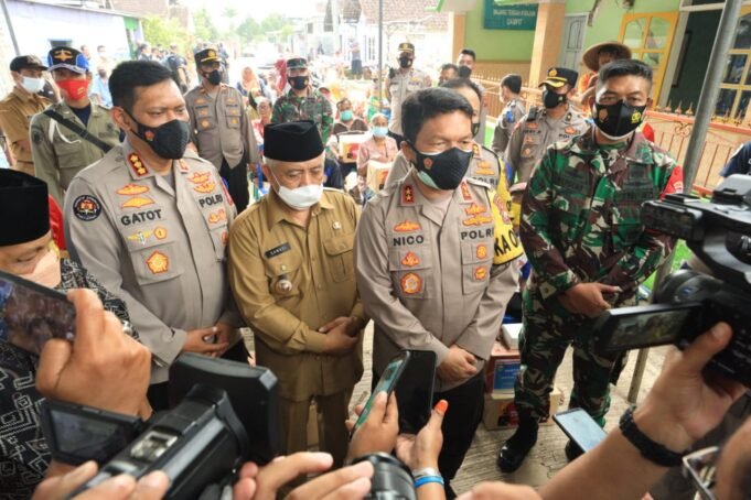 Kapolda Jatim Ikuti Launching Polri TV Dan Radio Di Daerah Terdampak Gempa Bumi