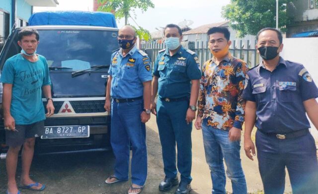 Kapolres Nias bersama KSOP Pelindo I Pelabuhan Gunungsitoli Tegas, Amankan Satu Unit Mobil Pick up Bermuatan Celeng di Pelabuhan Gunungsitoli