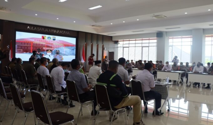 Jelang Lebaran, Polres Gresik Gelar Rakor Operasi Ketupat Semeru 2021