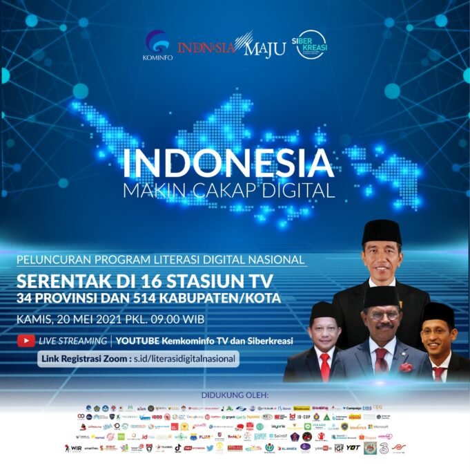 Kementerian Komunikasi dan Informatika Republik Indonesia Luncurkan Program Nasional Literasi Digital
