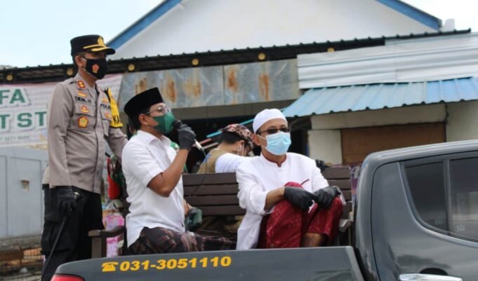 Kecamatan Arosbaya dan Geger Zona Hitam Covid-19, Forkopimda Bangkalan Beri Himbauan Langsung Kepada Warga