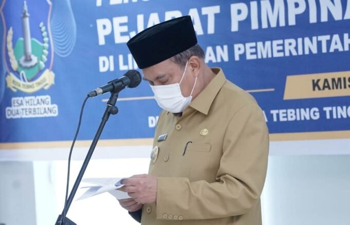 Pengambilan Sumpah/Janji dan Pelantikan Jabatan Pimpinan Tinggi Pratama di Lingkungan Pemko Tebing Tinggi