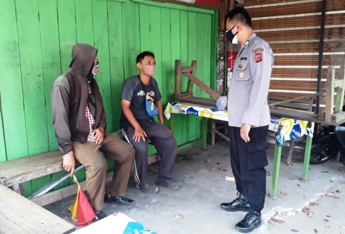 Polsek Kesambi Polres Ciko, Melaksanakan Himbauan PPKM