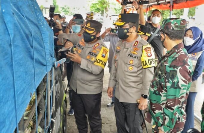 Forkopimda Jatim Pastikan Efektivitas dan Efisiensi Penyekatan di Mojokerto