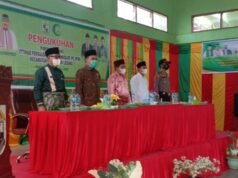 Wakil Bupati Pelalawan Hadiri Pengukuhan Pengurus Ittihad Persaudaraan Imam Masjid Kecamatan Pangkalan Lesung