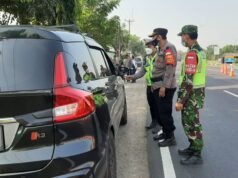 Posko Penyekatan PKPM Darurat di Jalur Pantura Perbatasan Indramayu – Cirebon Berlangsung Selama 24 Jam
