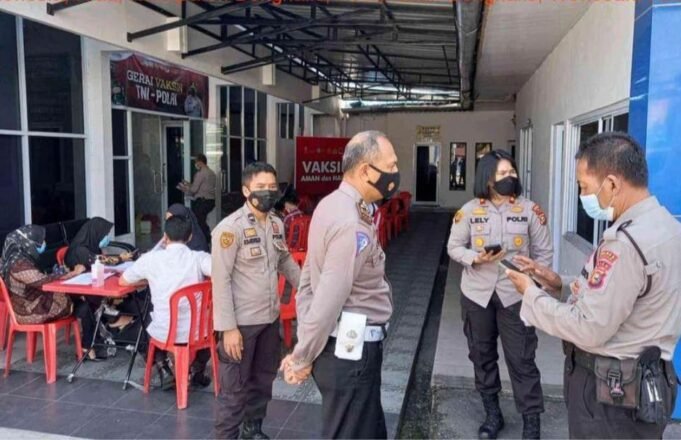 Polres Bengkalis Targetkan 342 Orang Vaksin Tahap ke Dua