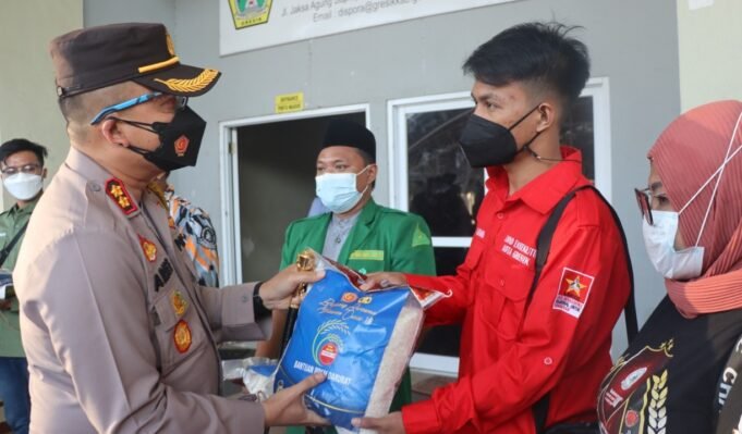 Sukseskan Vaksinasi Covid-19, Polres Gresik Bersinergi dengan Ormas, Ormek dan LSM di Gresik