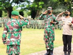 Apel Gelar Pasukan Kesiapsiagaan Pelaksanaan Penyekatan di Wilayah Hukum Polres Lhokseumawe