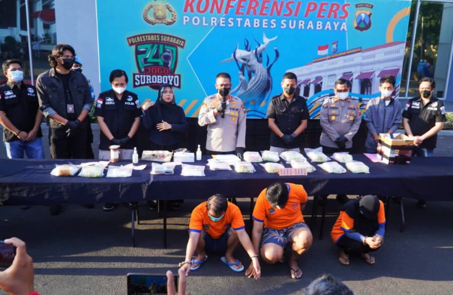 Satresnarkoba Polrestabes Surabaya Berhasil Gagalkan Peredaran 13,4 Kg ...