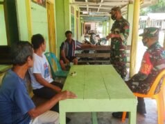 Babinsa Koramil 10/Lolowau Laksanakan Kegiatan Komukasi Sosial di Desa Lolowau Nias Selatan