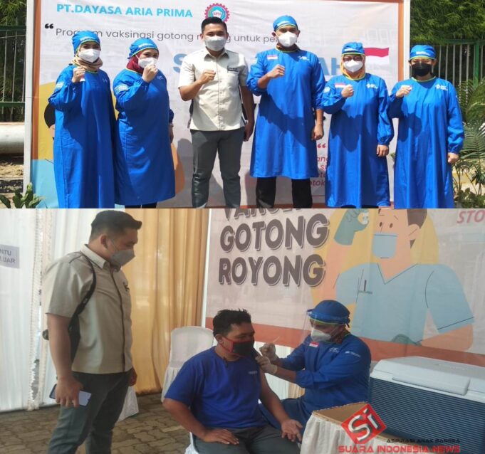 PT Dayasa Aria Prima Menggelar Vaksinasi Gotong Royong