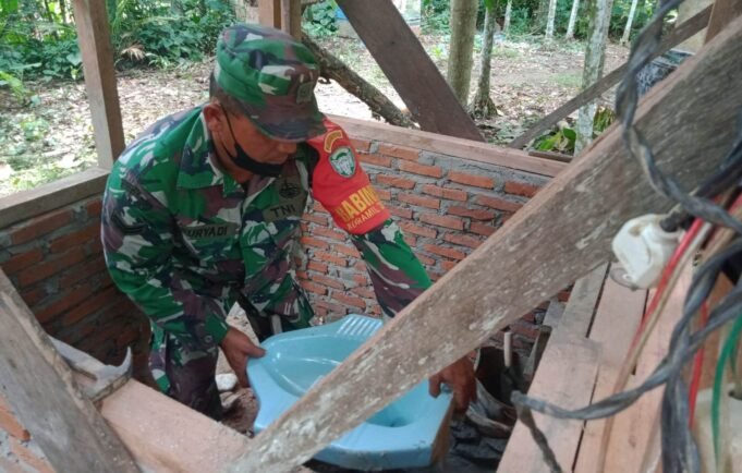 Cuaca Bukan Halangan Satgas TMMD Reguler Ke-112 Kodim 0103/Aceh Utara