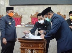 DPRD Setujui Nota Kesepakatan KUA dan PPAS APBD 2022