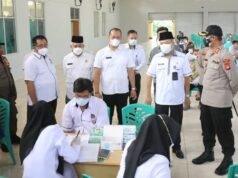 Dinkes OKU Bersama Satgas Covid-19 Dukung Penuh Vaksinasi Massal yang Digagas FKUB OKU dan Polres OKU