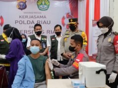 Gandeng Unri, Polda Riau Dorong Percepatan Herd Immunity Kampus