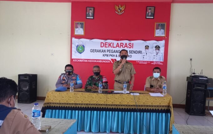 Camat Andri Deklarasikan KPM KKS Se- Kecamatan Kedokanbunder