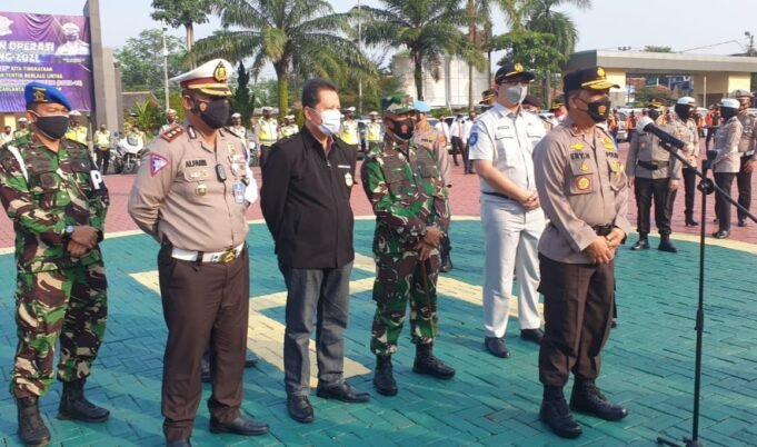 Danrem 064/MY Hadiri Apel Gelar Pasukan Operasi Patuh Maung 2021