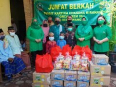 Jum’at Berkah, Ketua Persit KCK Koorcab Rem 064 PD III/Siliwangi Kunjungi Yayasan Ibnu Abbas Al-Mujahidin