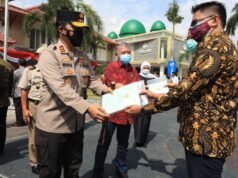 Kapolda Jatim Hadiri Upacara Peringatan HUT UU Nomor 5 Tahun 1960 di Kantor Kanwil BPN Prov Jatim