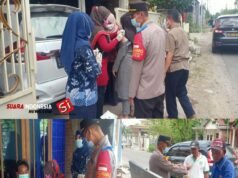 Keren, Vaksinasi Keliling Bonus Kopi Bakso Gratis, Kapolsek Kedamean Bersama UPT Puskesmas Kedamean