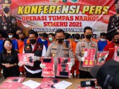 Operasi Tumpas Narkoba, Polres Jombang Tangkap 26 Tersangka