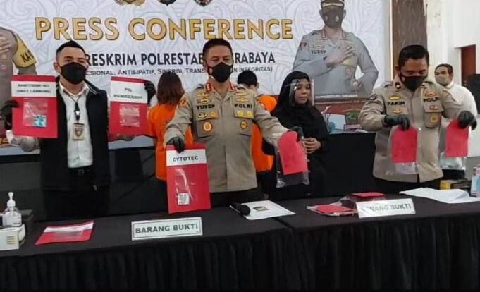 Pelaku Aborsi Berhasil Diringkus Unit Resmob Polrestabes Surabaya