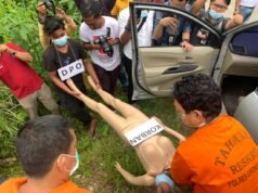 Polres Lhokseumawe Rekontruksi 13 Adegan Kasus Pembunuhan Sopir Grab