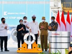 Resmikan Pabrik Baja Berteknologi Terbaru, Presiden Minta PT. KS Penuhi Kebutuhan Dalam Negeri