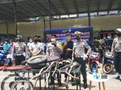 Sebanyak 101 Kendaraan Diamankan, Polres Mojokerto Kota Gelar Hasil Ops Balap Liar