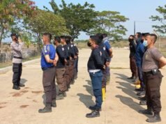 Anggota Satpam Red Guard Dapat Pelatihan Khusus dari Sat Binmas Polres Cirebon Kota