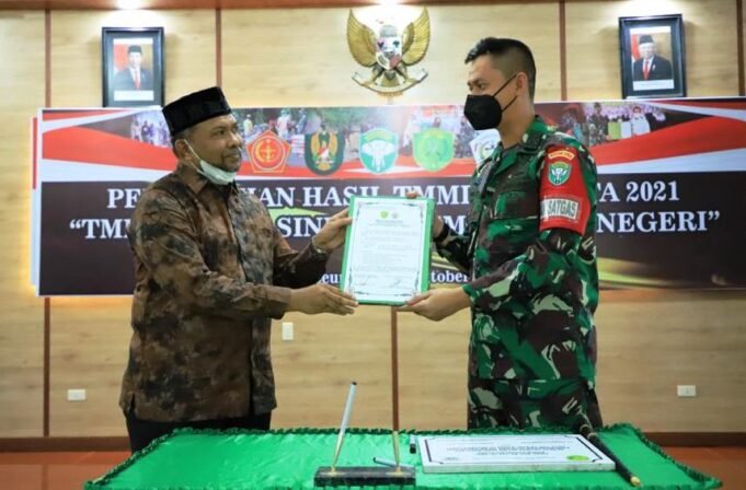 Antisipasi Corona, TMMD Ke 112 Tahun 2021 Kodim 0103/Aceh Utara Ditutup Tanpa Upacara