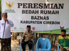 Baznas Kabupaten Cirebon Bantu Bangun Rutilahu Warga Pamengkang