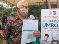 Berkesempatan Dapat Umrah Gratis, Warga Antusias Ikut Vaksinasi Merdeka di Lhokseumawe