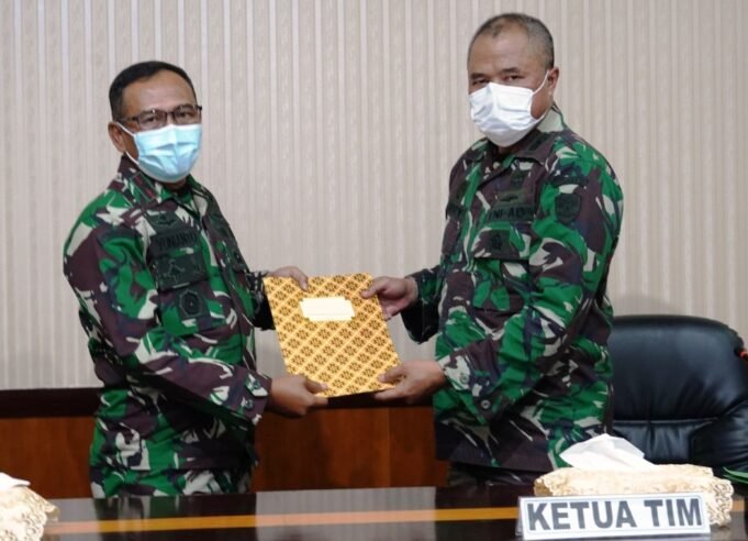 Danrem 064/MY Terima Taklimat Akhir Tim Wasrik Itdam III/Siliwangi