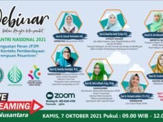 Hari Santri Nasional 2021, JP3M Menggelar Acara Webinar Mengusung Tema Penguatan Peran JP3M Dalam Konteks Pemberdayaan Perempuan Pesantren