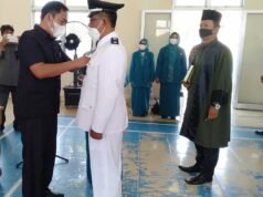 Camat Sosoh Buay Rayap M. Amin Baladi, Lantik Edy Wilson Kades Lubuk Leban Kecamatan Sosoh Buay Rayap